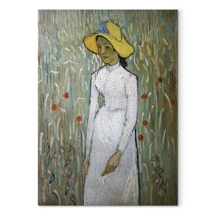 Gleznas reprodukcija /Vinsents van Gogs/ - Meitene baltā tērpā G ART