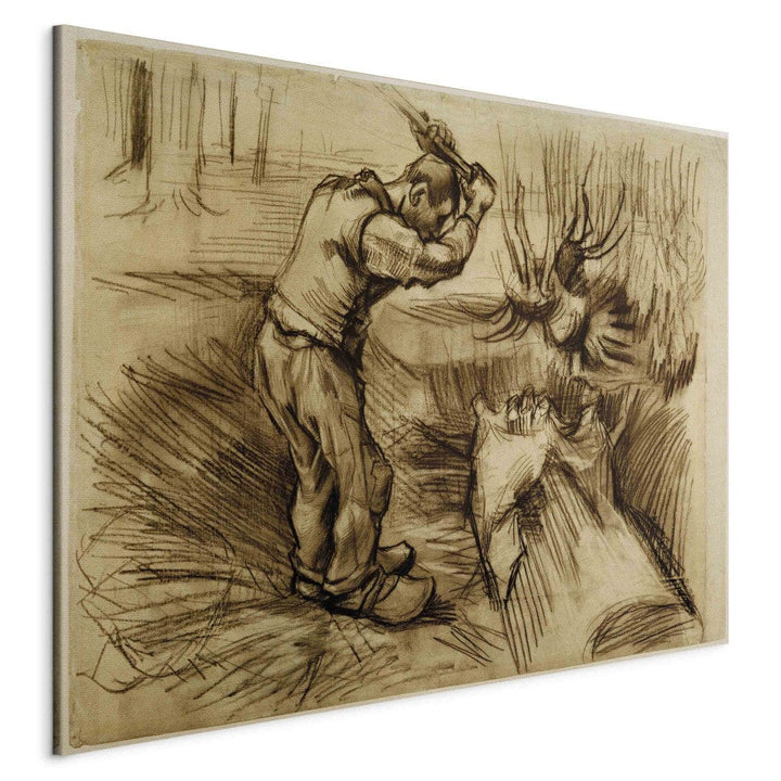 Gleznas reprodukcija /Vinsents van Gogs/ - Mežizstrādātājs G ART