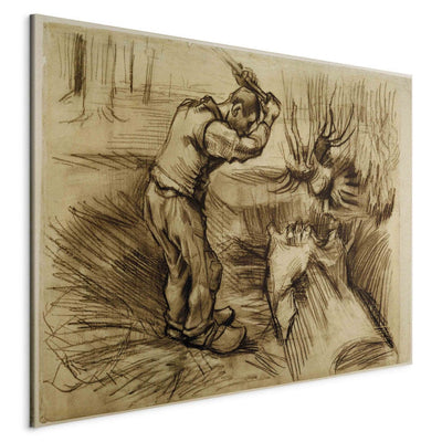 Gleznas reprodukcija (Vinsents van Gogs) - Mežizstrādātājs G ART