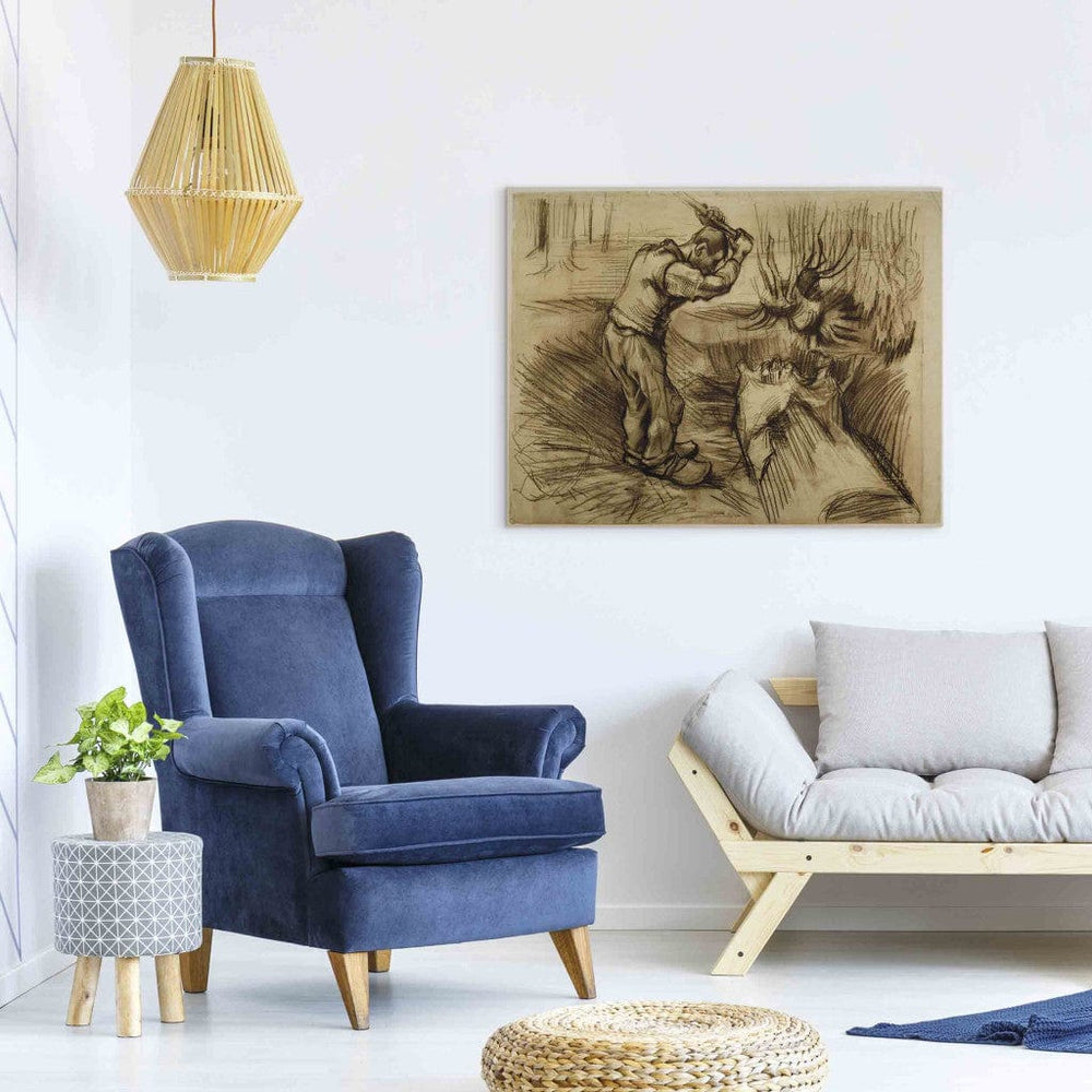 Gleznas reprodukcija /Vinsents van Gogs/ - Mežizstrādātājs G ART