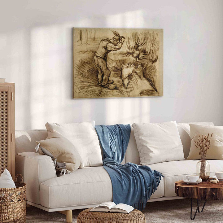 Gleznas reprodukcija /Vinsents van Gogs/ - Mežizstrādātājs G ART