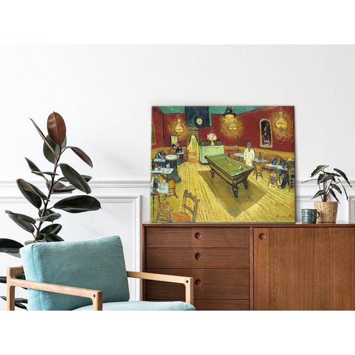 Gleznas reprodukcija /Vinsents van Gogs/ - Nakts kafejnīca G ART