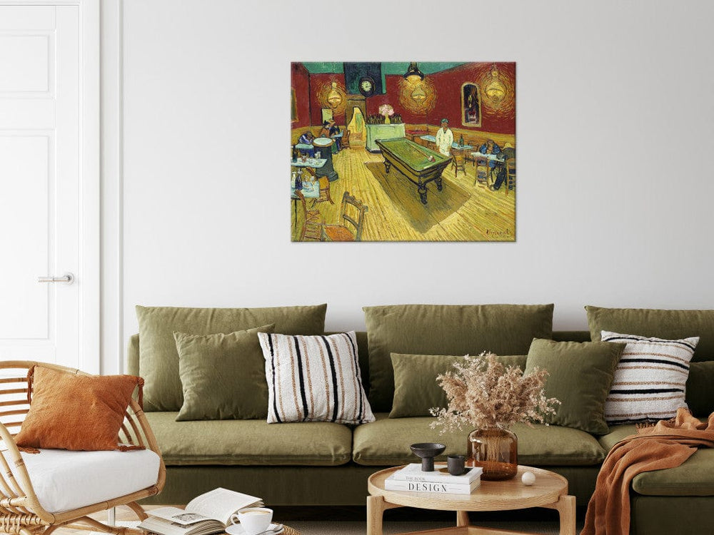 Gleznas reprodukcija /Vinsents van Gogs/ - Nakts kafejnīca G ART