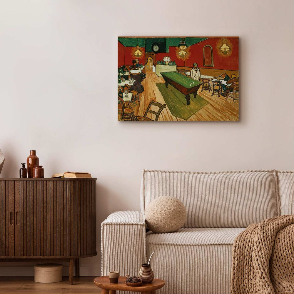 Gleznas reprodukcija /Vinsents van Gogs/ - Nakts kafejnīca Arlā G ART