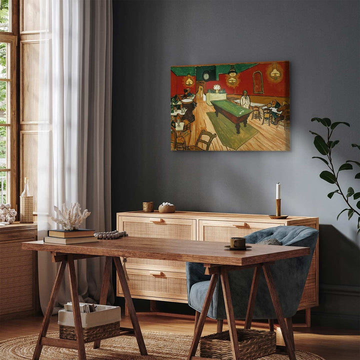 Gleznas reprodukcija /Vinsents van Gogs/ - Nakts kafejnīca Arlā G ART