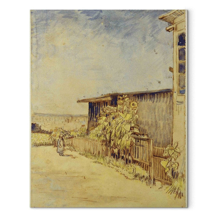Gleznas reprodukcija /Vinsents van Gogs/ - Nojume ar saulespuķēm G ART