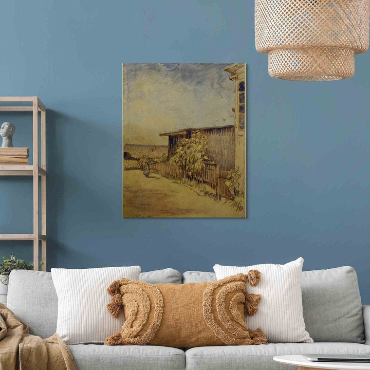 Gleznas reprodukcija /Vinsents van Gogs/ - Nojume ar saulespuķēm G ART