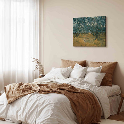 Воспроизведение живописи (Винсент Ван Гог) - оливковые деревья G Art