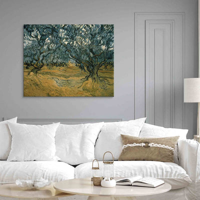 Reproduction of painting (Vincent van Gogh) - olive trees g Art