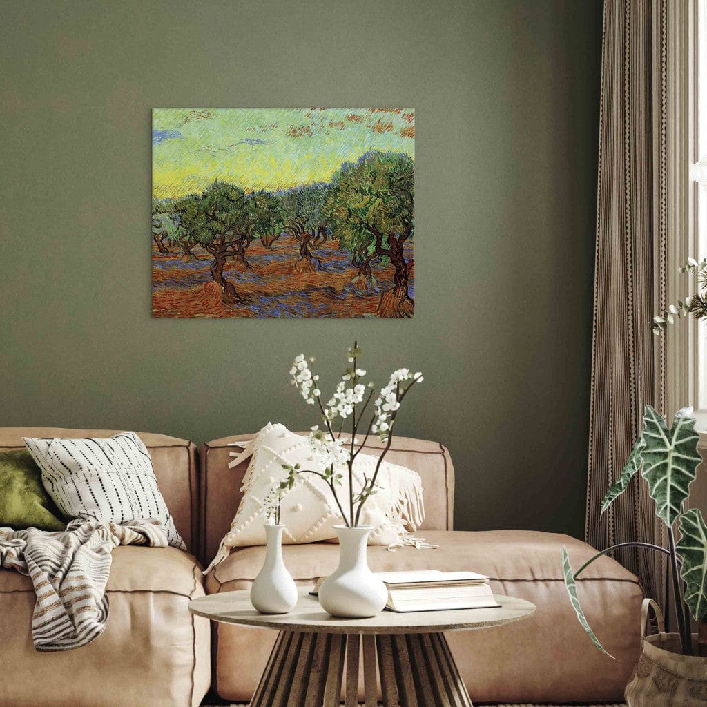 Gleznas reprodukcija /Vinsents van Gogs/ - Olīvu audzētava G ART