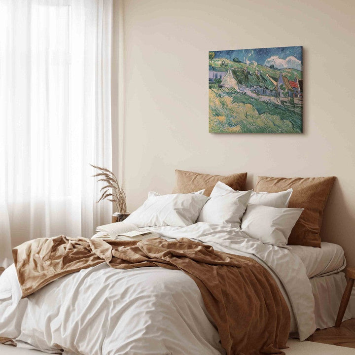 Gleznas reprodukcija /Vinsents van Gogs/ - Overs-sur-Oise mājiņas G ART