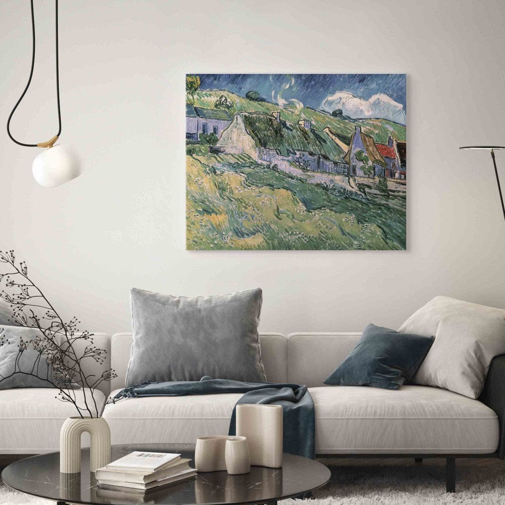 Gleznas reprodukcija /Vinsents van Gogs/ - Overs-sur-Oise mājiņas G ART