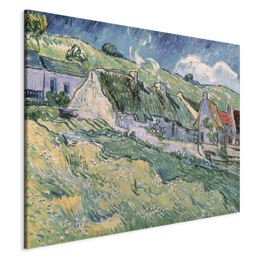 Gleznas reprodukcija /Vinsents van Gogs/ - Overs-sur-Oise mājiņas G ART