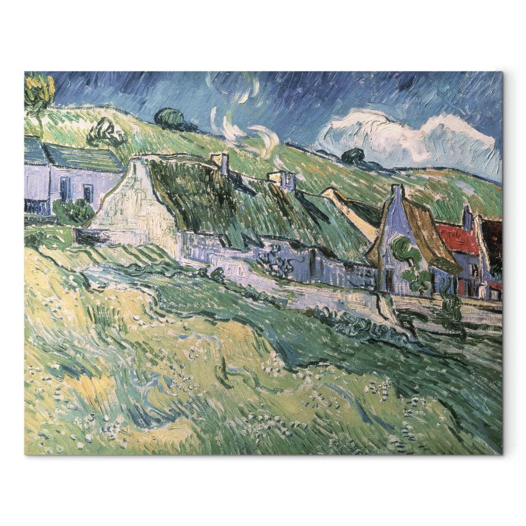 Gleznas reprodukcija /Vinsents van Gogs/ - Overs-sur-Oise mājiņas G ART