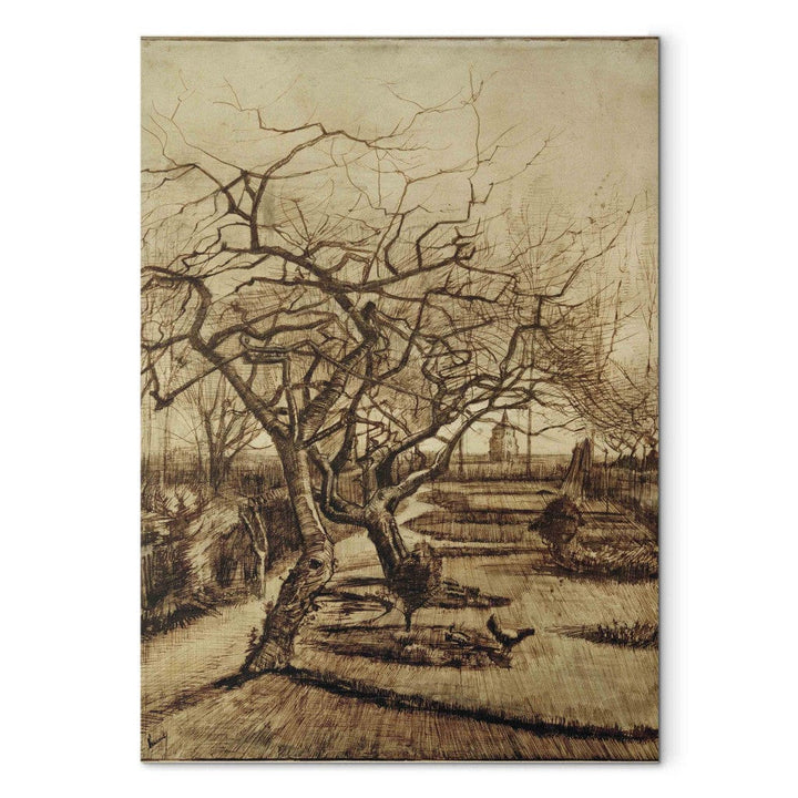 Gleznas reprodukcija /Vinsents van Gogs/ - Pagasta dārzs Nuenēnā G ART