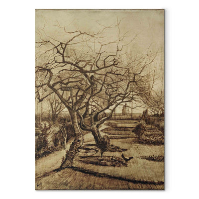 Воспроизведение живописи (Винсент Ван Гог) - Приходский сад в Nuenen G Art
