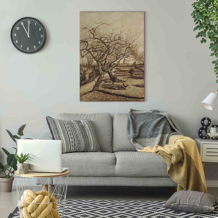Gleznas reprodukcija /Vinsents van Gogs/ - Pagasta dārzs Nuenēnā G ART
