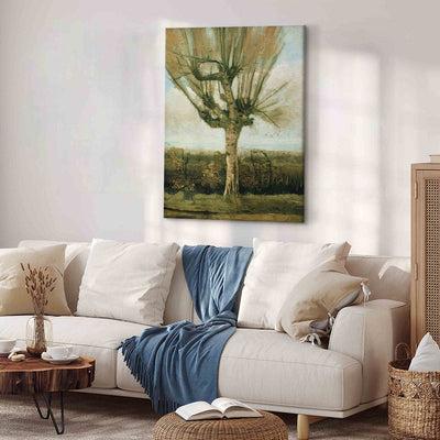 Reproduction of painting (Vincent van Gogh) - an ordinary white willow g art