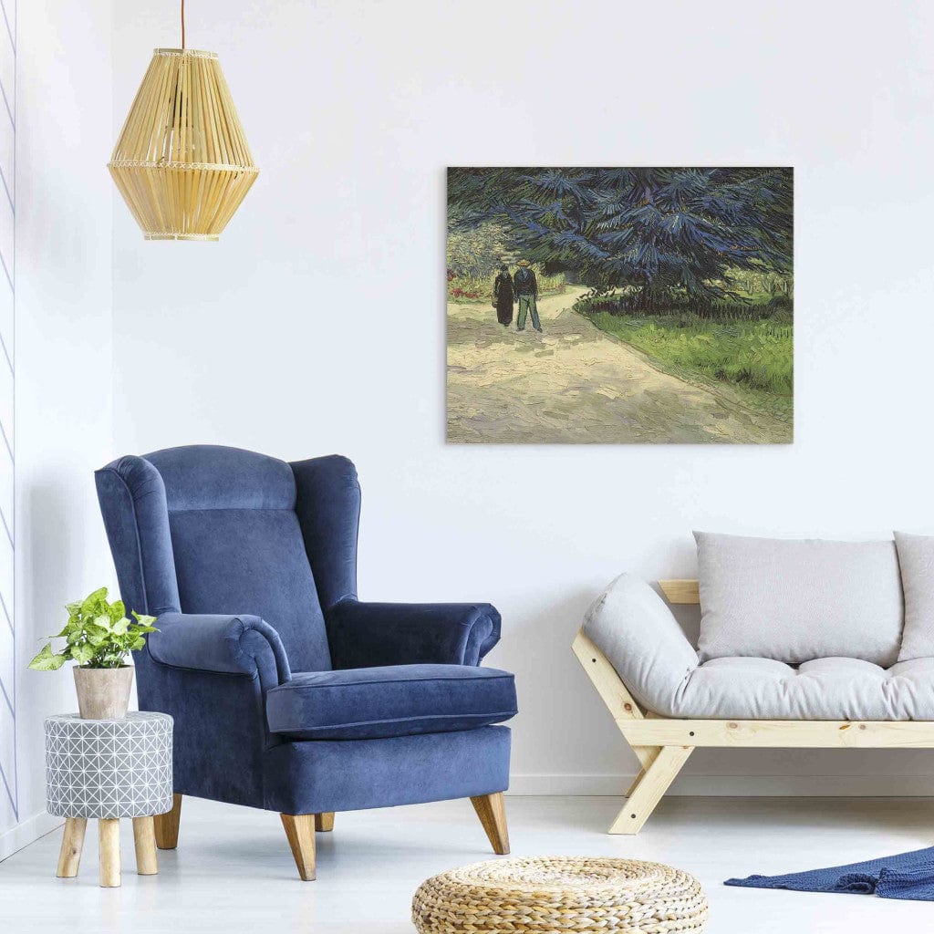 Gleznas reprodukcija /Vinsents van Gogs/ - Pāris parkā, Arla G ART