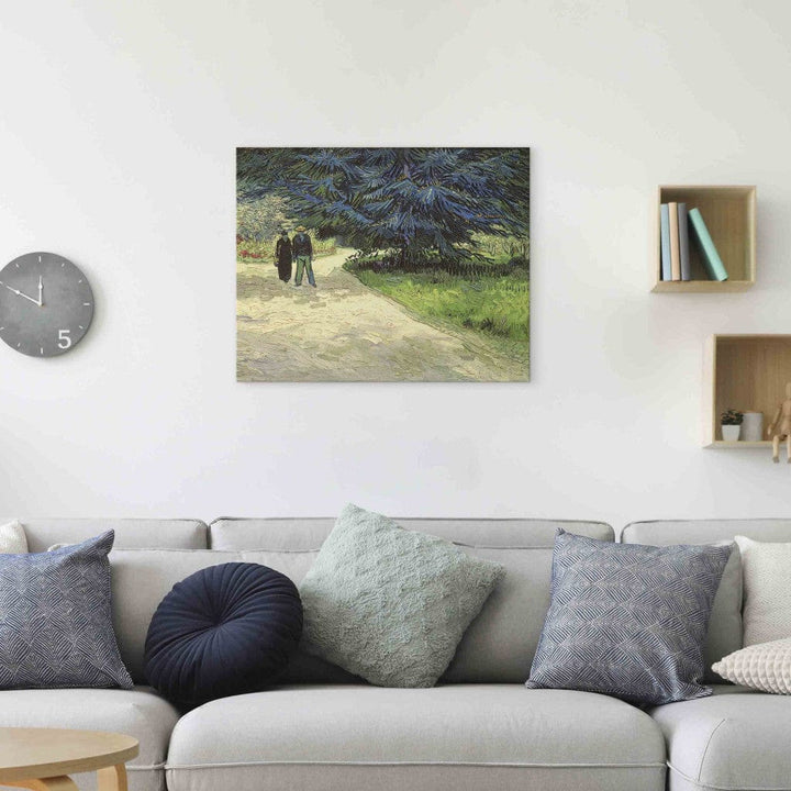 Gleznas reprodukcija /Vinsents van Gogs/ - Pāris parkā, Arla G ART
