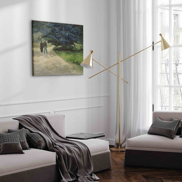 Gleznas reprodukcija /Vinsents van Gogs/ - Pāris parkā, Arla G ART