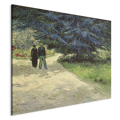 Reproduction of painting (Vincent van Gogh) - a couple in the park, arla g art