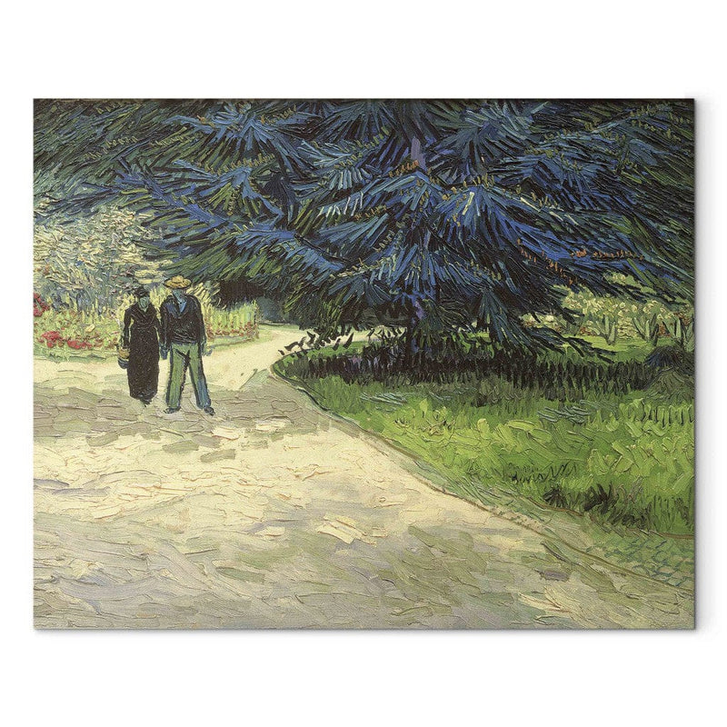 Reproduction of painting (Vincent van Gogh) - a couple in the park, arla g art