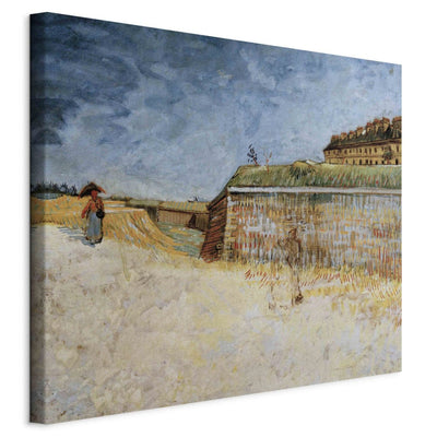 Reproduction of painting (Vincent van Gogh) - Paris fortifications g Art