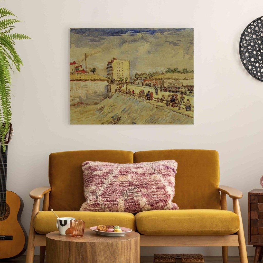 Gleznas reprodukcija /Vinsents van Gogs/ - Parīzes vaļņu vārti G ART