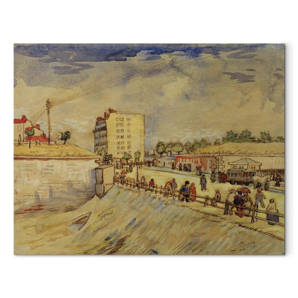 Gleznas reprodukcija /Vinsents van Gogs/ - Parīzes vaļņu vārti G ART