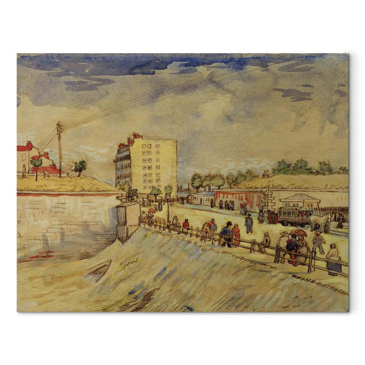 Gleznas reprodukcija /Vinsents van Gogs/ - Parīzes vaļņu vārti G ART