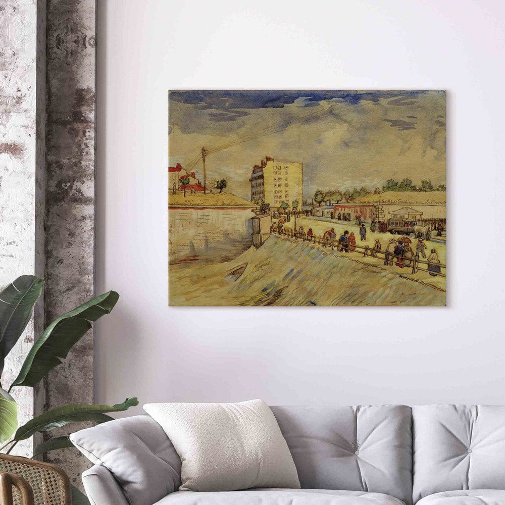 Gleznas reprodukcija /Vinsents van Gogs/ - Parīzes vaļņu vārti G ART