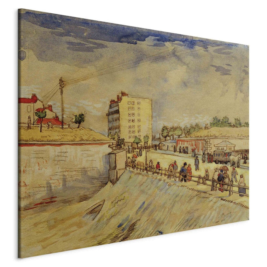 Gleznas reprodukcija /Vinsents van Gogs/ - Parīzes vaļņu vārti G ART
