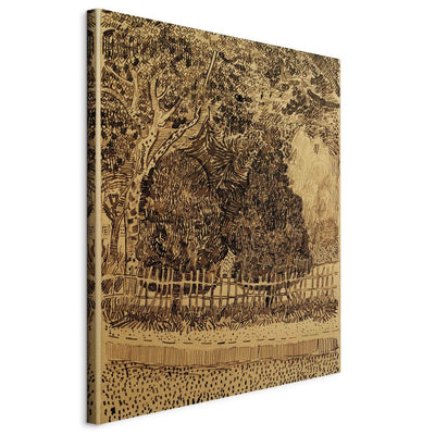 Gleznas reprodukcija (Vinsents van Gogs) - Parks ar žogu G ART