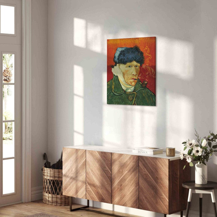 Gleznas reprodukcija /Vinsents van Gogs/ - Pašportrets ar kažokādas cepuri G ART