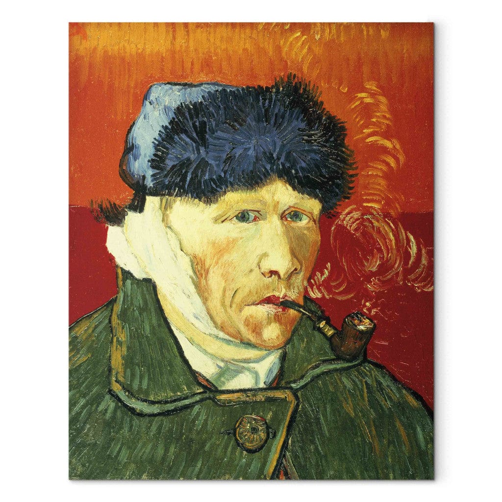 Gleznas reprodukcija /Vinsents van Gogs/ - Pašportrets ar kažokādas cepuri G ART
