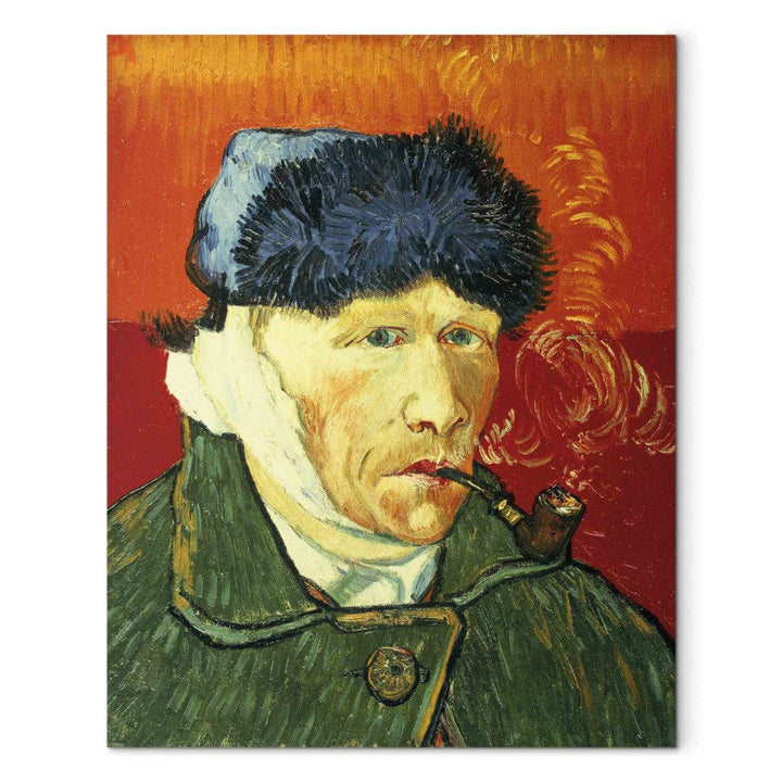 Gleznas reprodukcija /Vinsents van Gogs/ - Pašportrets ar kažokādas cepuri G ART