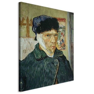 Maalauksen lisääntyminen (Vincent Van Gogh) - Selfportrait side -korvan kanssa