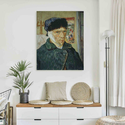Gleznas reprodukcija (Vinsents van Gogs) - Pašportrets ar pārsietu ausi G ART