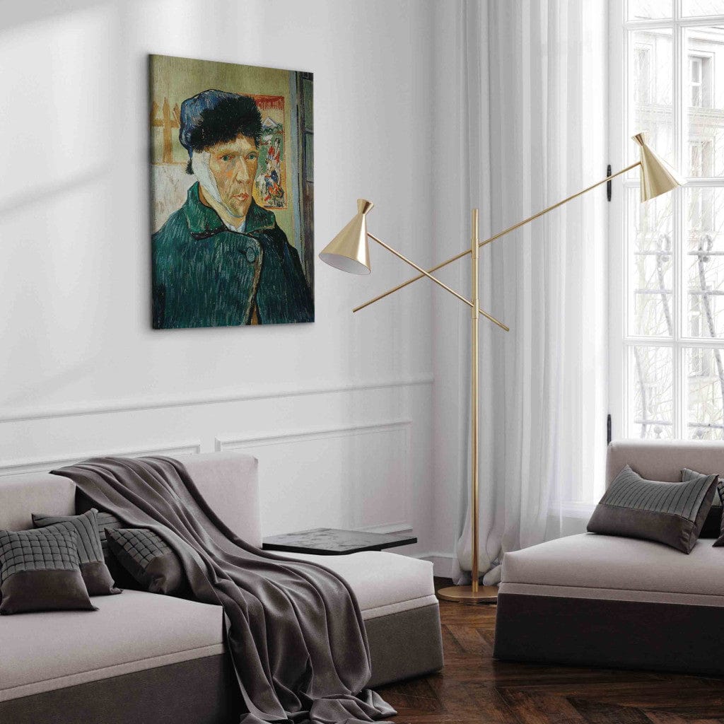 Gleznas reprodukcija /Vinsents van Gogs/ - Pašportrets ar pārsietu ausi G ART