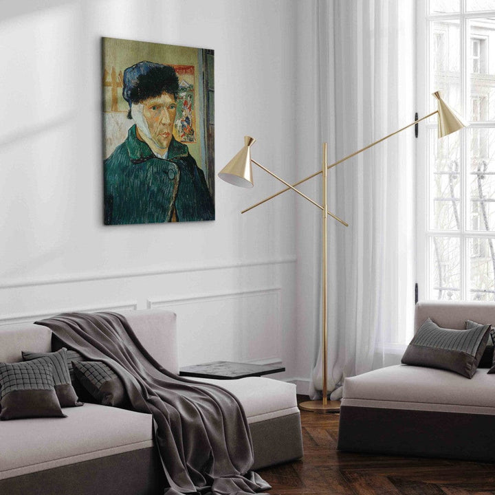 Gleznas reprodukcija /Vinsents van Gogs/ - Pašportrets ar pārsietu ausi G ART