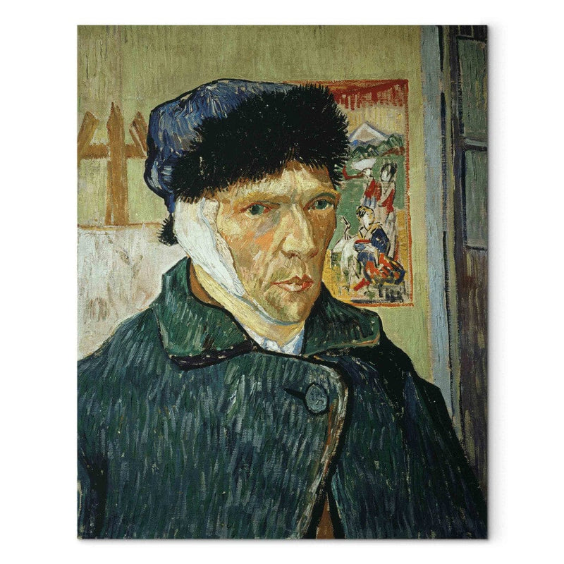 Gleznas reprodukcija (Vinsents van Gogs) - Pašportrets ar pārsietu ausi G ART