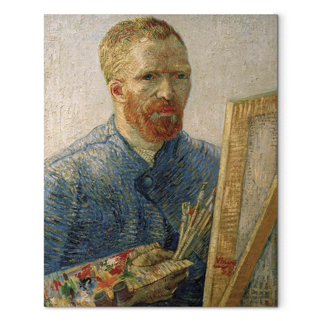 Gleznas reprodukcija /Vinsents van Gogs/ - Pašportrets pie molberta G ART
