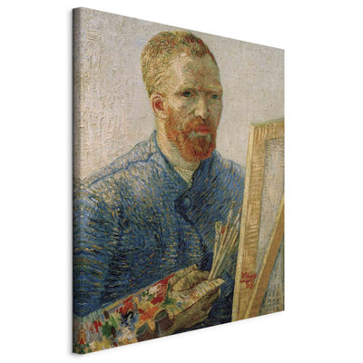 Gleznas reprodukcija (Vinsents van Gogs) - Pašportrets pie molberta G ART