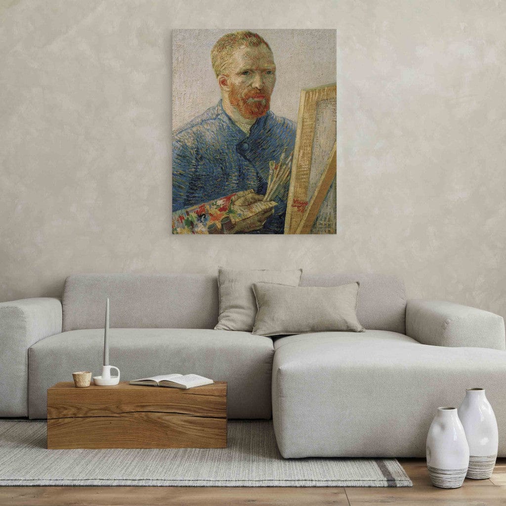 Gleznas reprodukcija /Vinsents van Gogs/ - Pašportrets pie molberta G ART