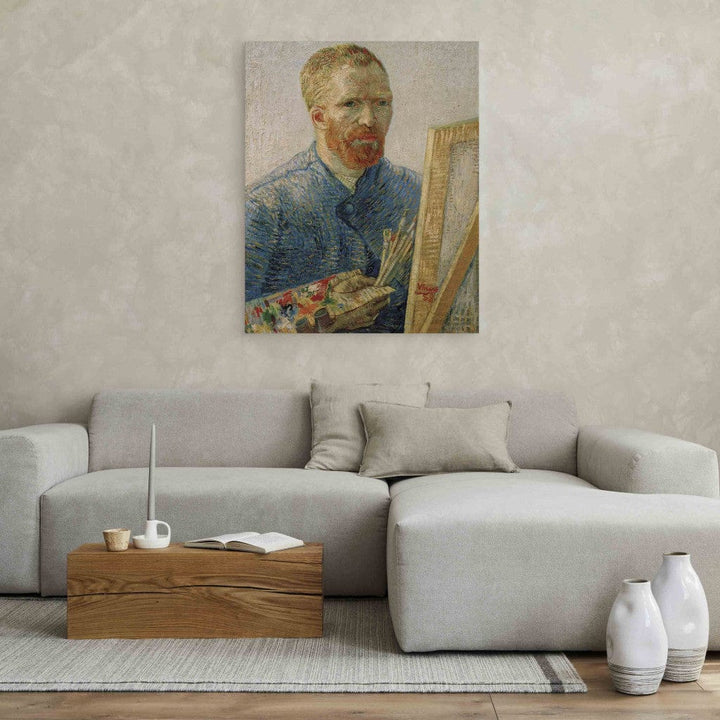 Gleznas reprodukcija /Vinsents van Gogs/ - Pašportrets pie molberta G ART