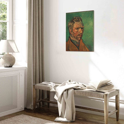 Tapybos atkūrimas (Vincentas Van Gogas) - „Self -Portrait“ prieš meną