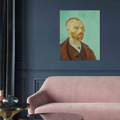 Maali reprodutseerimine (Vincent Van Gogh) - Paul Gežen G -le pühendatud iseportiree