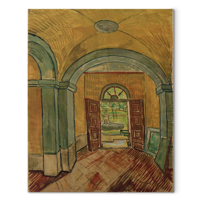 Reproduction of painting (Vincent van Gogh) - a shelter lobby g Art