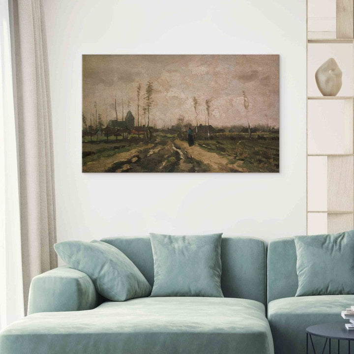 Gleznas reprodukcija /Vinsents van Gogs/ - Paysage de Brabout G ART